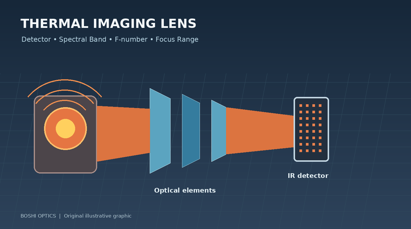 Come specificare un obiettivo per imaging termico: 7 parametri che gli acquirenti dovrebbero confermare