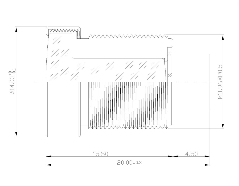 2.6mm wide angle lens