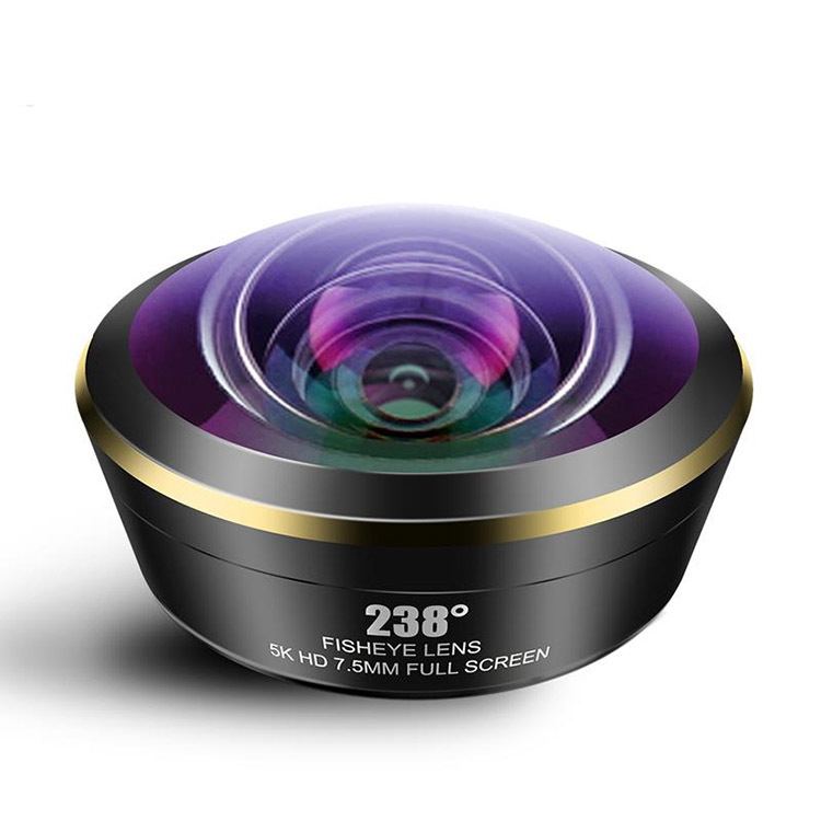 Obiettivo della fotocamera Fisheye del telefono